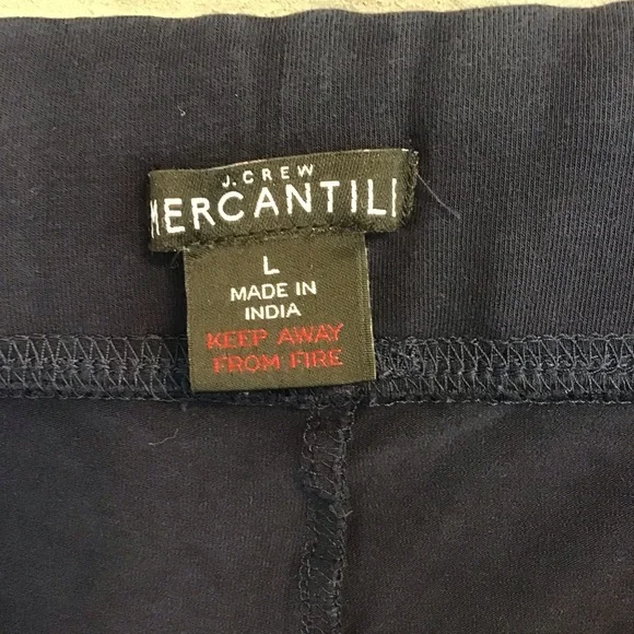 J.CREW Women’s Navy Blue PJ Pajama Lounge Pants L - Picture 5 of 6